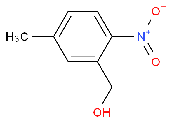 (5-methyl-2-nitrophenyl)methanol_分子结构_CAS_66424-92-8