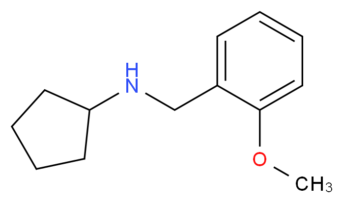 N-(2-methoxybenzyl)cyclopentanamine_分子结构_CAS_353777-76-1)