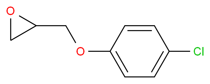 4-氯苯基缩水甘油醚_分子结构_CAS_2212-05-7)