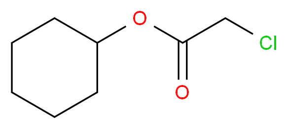 cyclohexyl 2-chloroacetate_分子结构_CAS_6975-91-3)