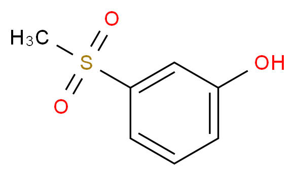 3-methanesulfonylphenol_分子结构_CAS_14763-61-2