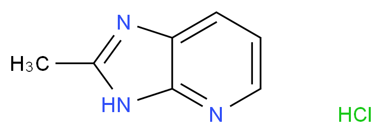 2-Methyl-3H-imidazo[4,5-b]pyridine hydrochloride_分子结构_CAS_68175-07-5)