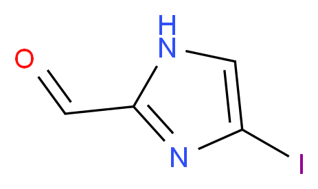 4-IODO-1H-IMIDAZOLE-2-CARBALDEHYDE_分子结构_CAS_82322-25-6)
