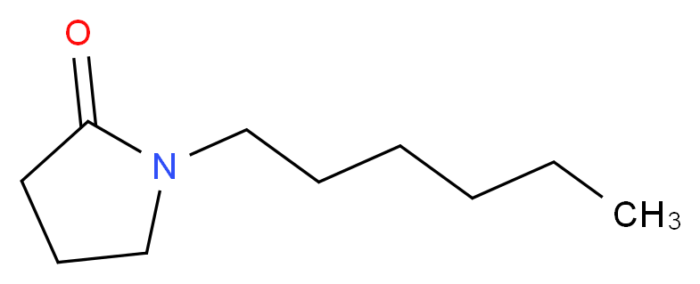 N-HEXYL-2-PYRROLIDINONE_分子结构_CAS_4838-65-7)