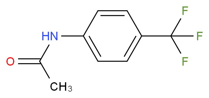 p-ACETAMINOBENZOTRIFLUORIDE_分子结构_CAS_)