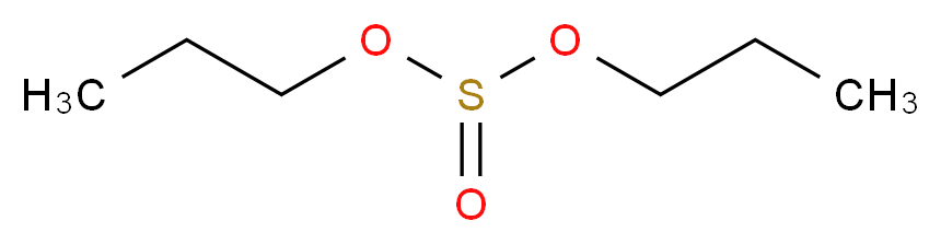 亚硫酸二正丙酯_分子结构_CAS_623-98-3)