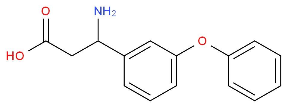 3-Amino-3-(3-phenoxyphenyl)propanoic acid_分子结构_CAS_)