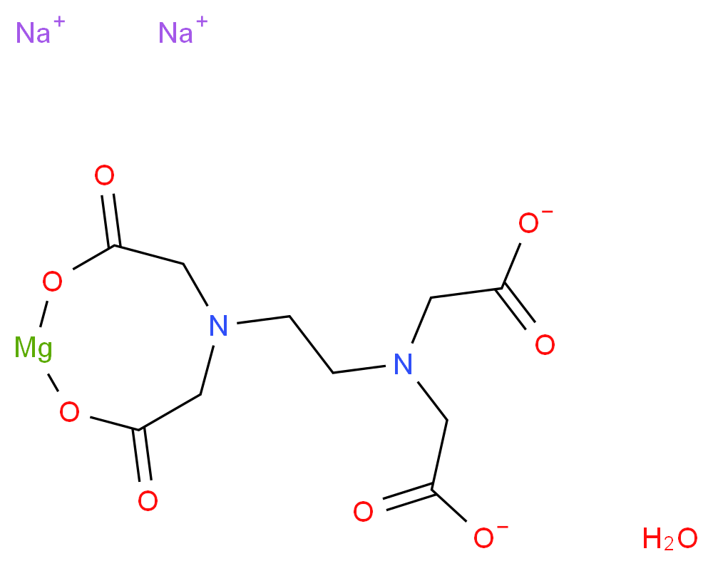 乙二胺四乙酸 二钠镁盐 四水合物_分子结构_CAS_29932-54-5)