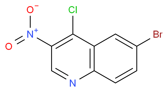 6-bromo-4-chloro-3-nitroquinoline_分子结构_CAS_723281-72-9)