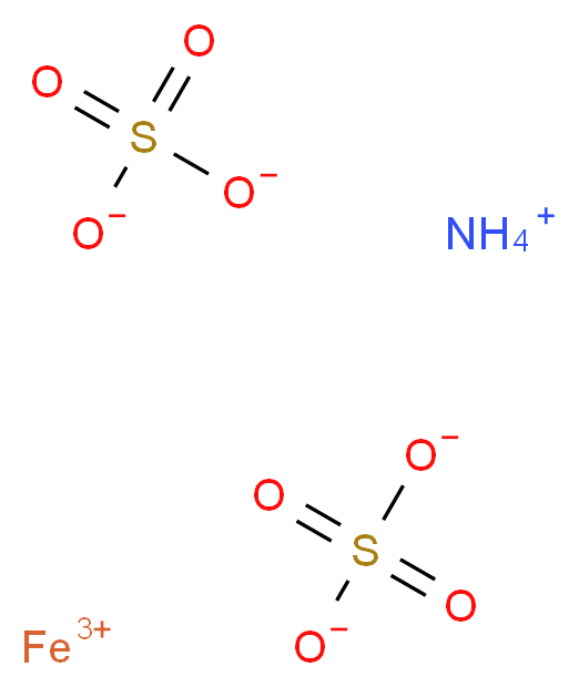 iron(3+) ion ammonium disulfate_分子结构_CAS_10138-04-2