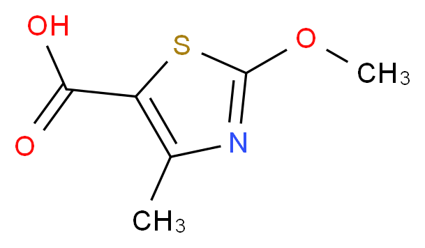 2-methoxy-4-methylthiazole-5-carboxylic acid_分子结构_CAS_)