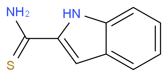 1H-Indole-2-carbothioamide_分子结构_CAS_63071-71-6)