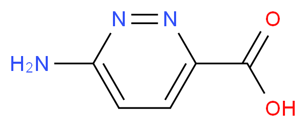 6-aminopyridazine-3-carboxylic acid_分子结构_CAS_59772-58-6