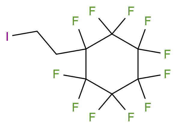 (2-Iodoethyl)perfluorocyclohexane_分子结构_CAS_)