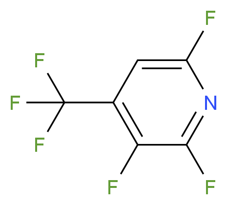 2,3,6-三氟-4-(三氟甲基)吡啶_分子结构_CAS_84940-46-5)