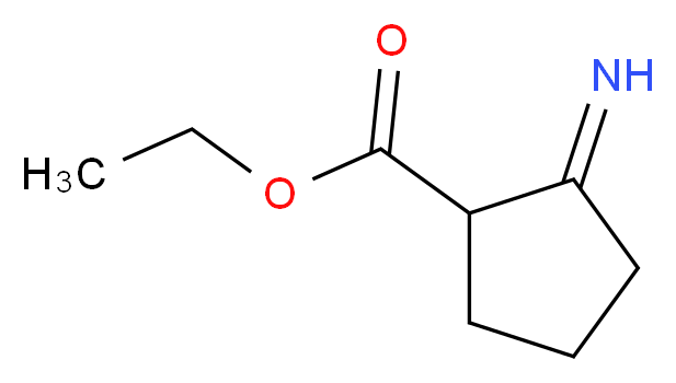 Ethyl 2-iminocyclopentanecarboxylate_分子结构_CAS_63745-62-0)