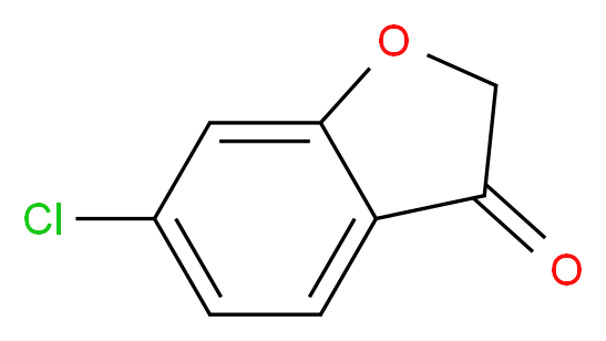 6-chloro-2,3-dihydro-1-benzofuran-3-one_分子结构_CAS_54450-20-3