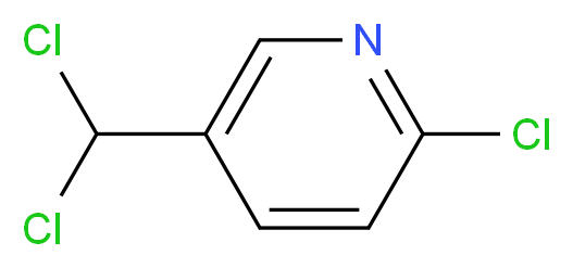 2-Chloro-5-(dichloromethyl)pyridine_分子结构_CAS_72637-18-4)