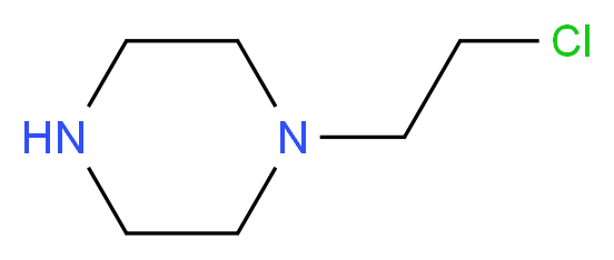 1-(2-chloroethyl)piperazine_分子结构_CAS_53502-60-6