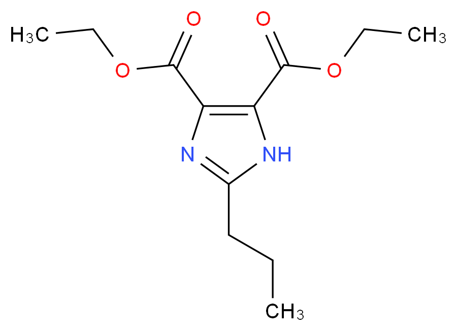 Diethyl 2-propylimidazole-4,5-dicarboxylate_分子结构_CAS_144689-94-1)