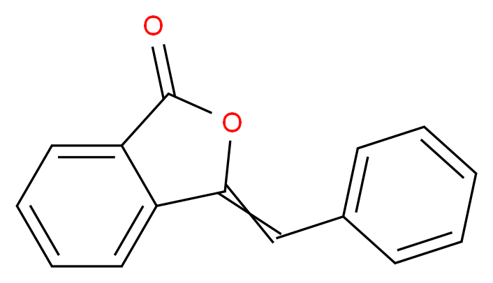 (E)-3-benzylideneisobenzofuran-1(3H)-one_分子结构_CAS_)