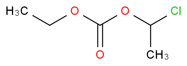 1-Chloroethyl ethyl carbonate_分子结构_CAS_50893-36-2)