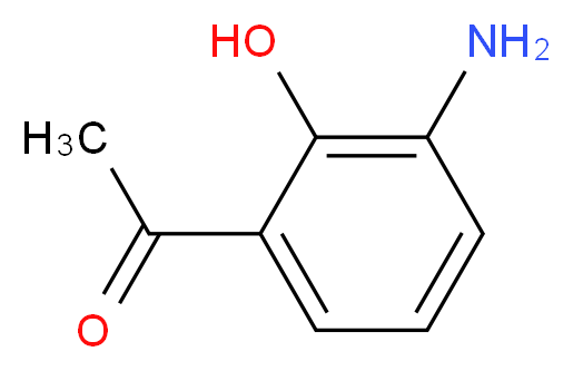 1-(3-amino-2-hydroxyphenyl)ethan-1-one_分子结构_CAS_70977-72-9