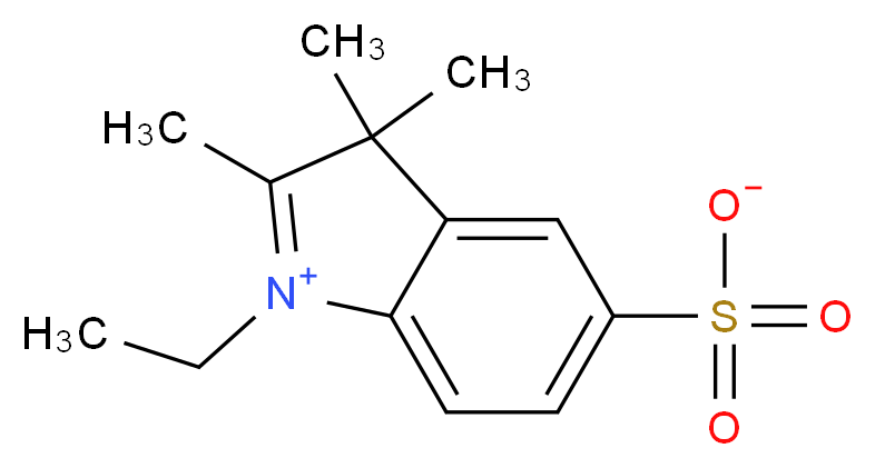 1-Ethyl-2,3,3-trimethylindolenium-5-sulfate_分子结构_CAS_146368-07-2)