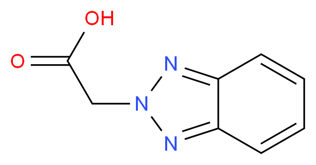 2H-1,2,3-Benzotriazol-2-ylacetic acid_分子结构_CAS_4144-68-7)
