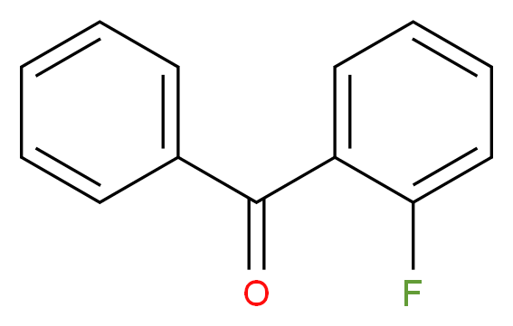 (2-fluorophenyl)(phenyl)methanone_分子结构_CAS_342-24-5