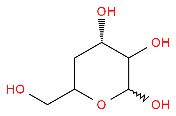 (4S)-6-(hydroxymethyl)oxane-2,3,4-triol_分子结构_CAS_7286-46-6