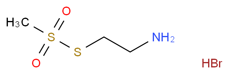 2-Aminoethyl methanethiosulphonate hydrobromide_分子结构_CAS_16599-33-0)