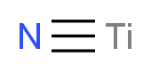 氮化钛溅射靶, 76.2mm (3.0in) 直径 x 6.35mm (0.250in) 厚_分子结构_CAS_25583-20-4)