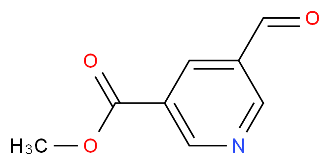 methyl 5-formylpyridine-3-carboxylate_分子结构_CAS_6221-06-3