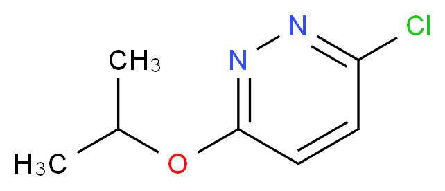 3-chloro-6-(propan-2-yloxy)pyridazine_分子结构_CAS_3184-71-2