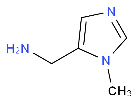 (1-methyl-1H-imidazol-5-yl)methylamine_分子结构_CAS_486414-86-2)