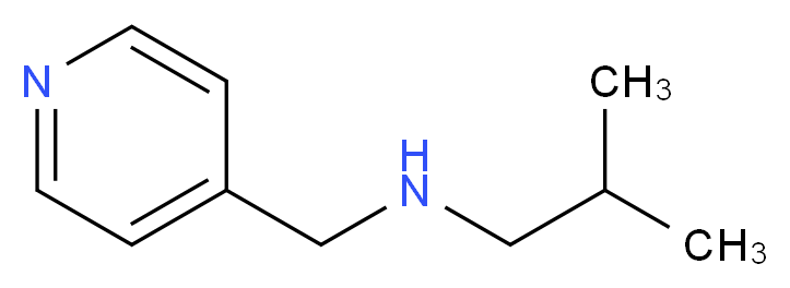 2-methyl-N-(4-pyridinylmethyl)-1-propanamine_分子结构_CAS_869941-71-9)