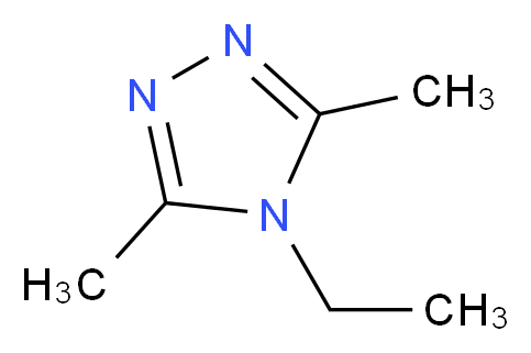 4-ETHYL-3,5-DIMETHYL-4H-1,2,4-TRIAZOLE_分子结构_CAS_856862-35-6)