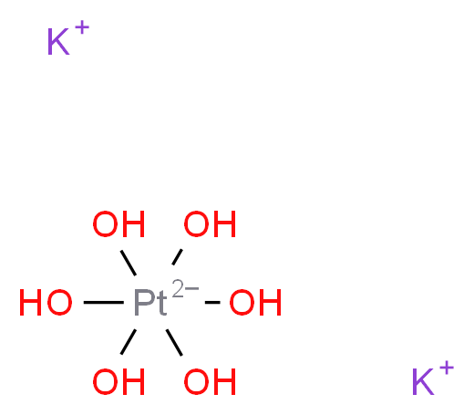 dipotassium hexahydroxyplatinumdiuide_分子结构_CAS_12285-90-4