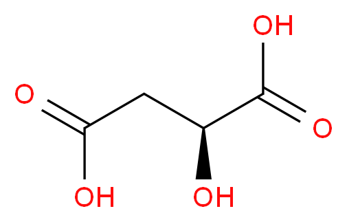 (2S)-2-hydroxybutanedioic acid_分子结构_CAS_97-67-6