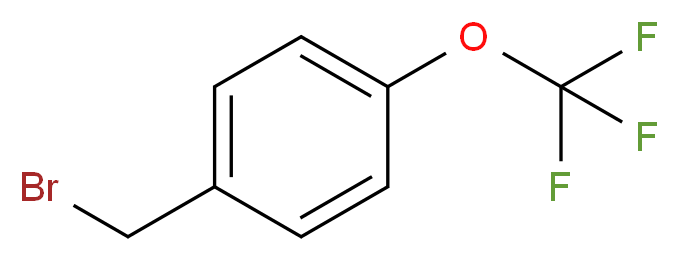 1-(bromomethyl)-4-(trifluoromethoxy)benzene_分子结构_CAS_)