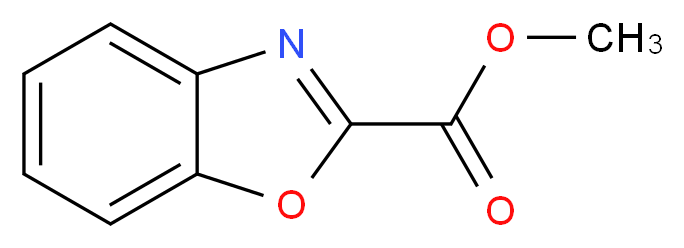 methyl 1,3-benzoxazole-2-carboxylate_分子结构_CAS_27383-86-4