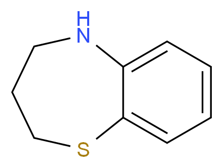 2,3,4,5-tetrahydro-1,5-benzothiazepine_分子结构_CAS_40358-33-6