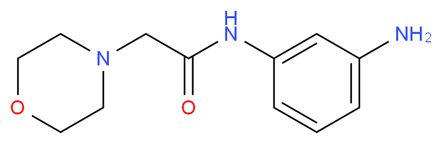 N-(3-Amino-phenyl)-2-morpholin-4-yl-acetamide_分子结构_CAS_)