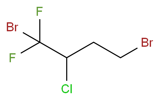 1,4-Dibromo-2-chloro-1,1-difluorobutane 97%_分子结构_CAS_)