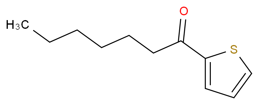 1-(thiophen-2-yl)heptan-1-one_分子结构_CAS_30711-40-1