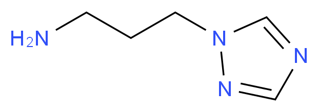 3-(1H-1,2,4-triazol-1-yl)propan-1-amine_分子结构_CAS_69807-82-5