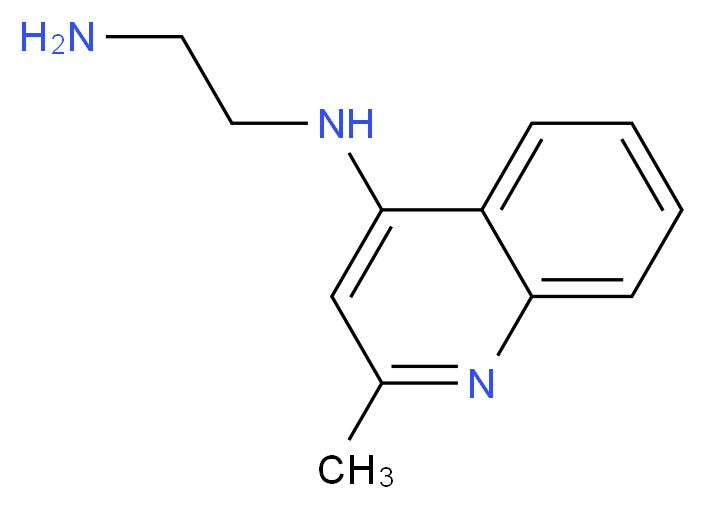 (2-aminoethyl)(2-methyl-4-quinolinyl)amine_分子结构_CAS_81528-71-4)