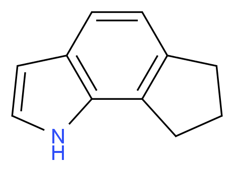 1H,6H,7H,8H-cyclopenta[g]indole_分子结构_CAS_129848-59-5