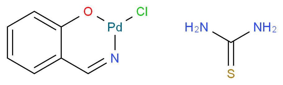 2-chlorobenzo[e]1-oxa-3-aza-2-palladacyclohexane; thiourea_分子结构_CAS_219954-63-9